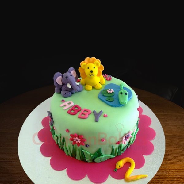 animal cuteness overload cake