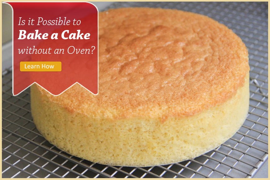 bake a cake without oven