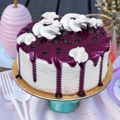 blueberry drizzle cake