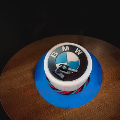 bmw logo cake