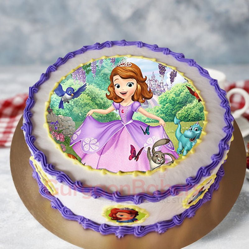 charming princess sofia cake