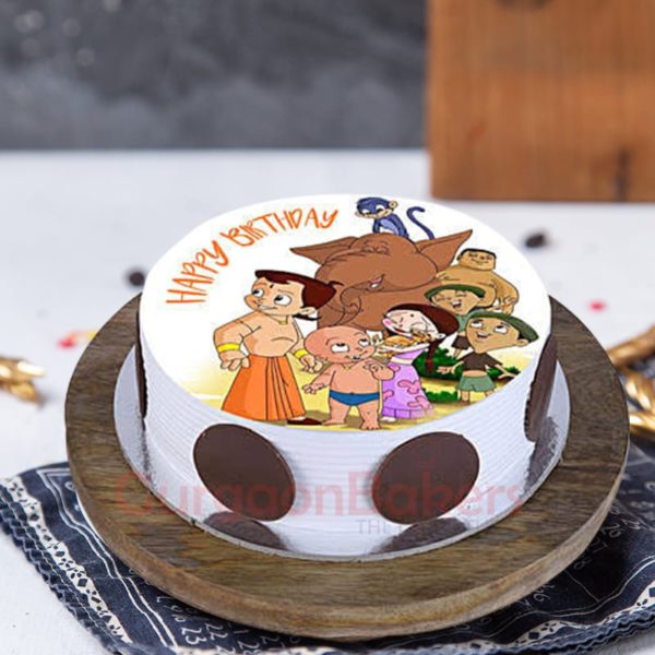 chhota bheem and friends cake