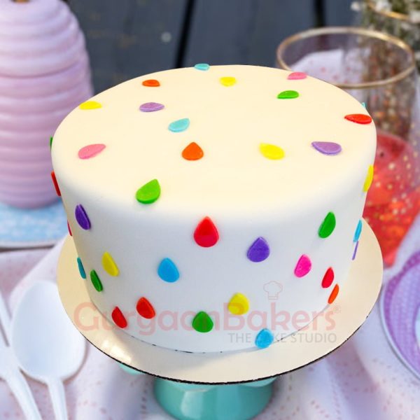 drops of color birthday cake