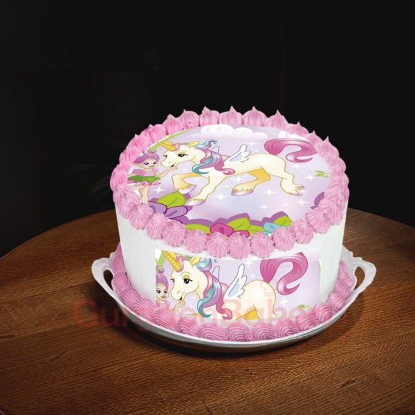 flying unicorn cake