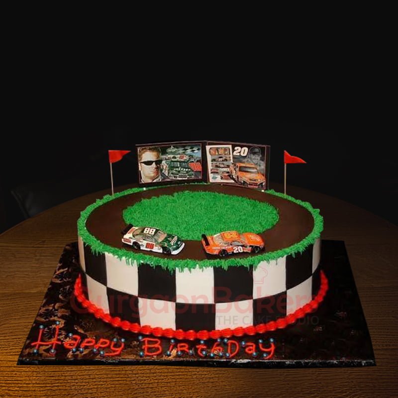 grand prix racing cake
