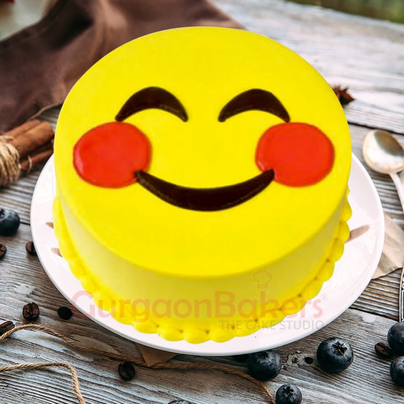 happy smiley cake