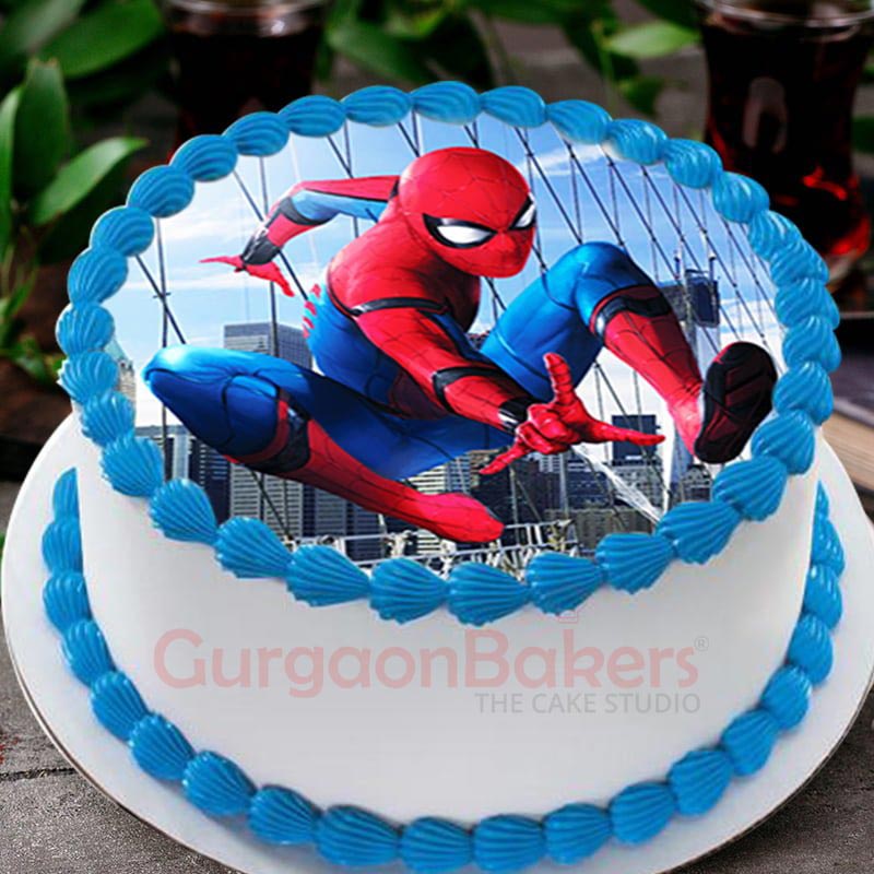 incredible spiderman cake