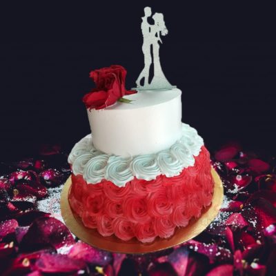 made for each other beautiful wedding cake