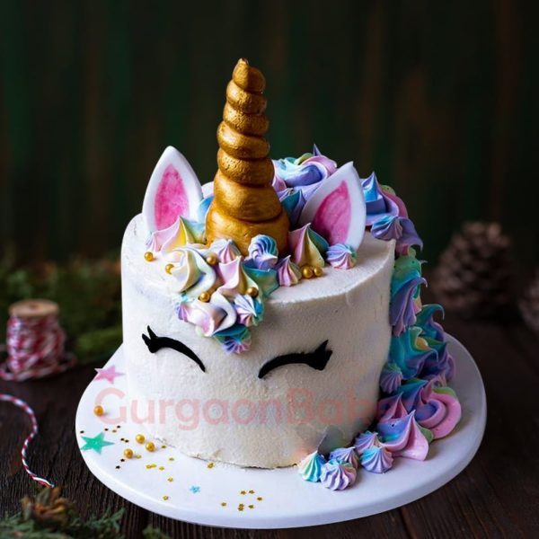 mystical mane unicorn cake