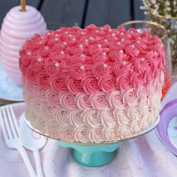 ombre pink dreams cake