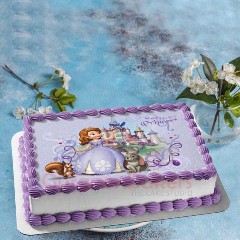 princess sofia buttercream cake
