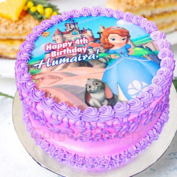 princess sofia purple cake
