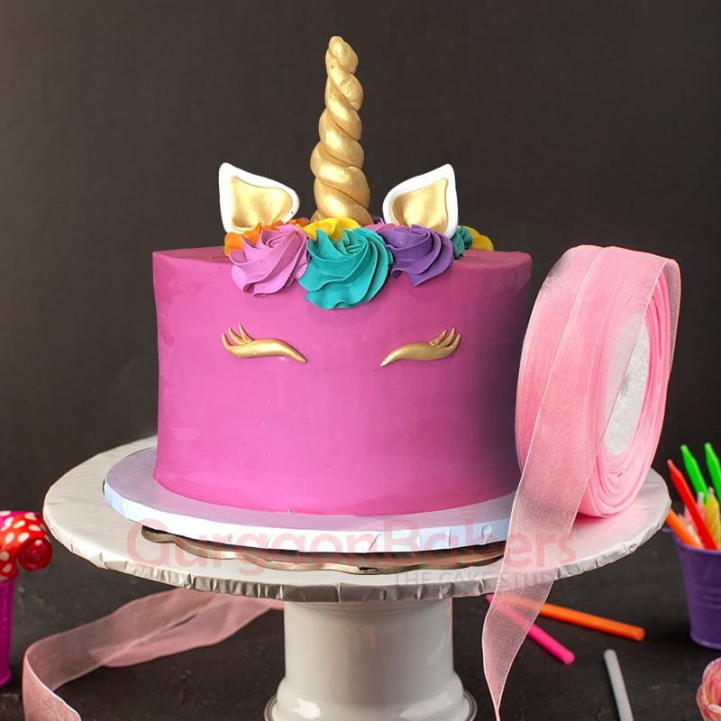 purplicious unicorn cake