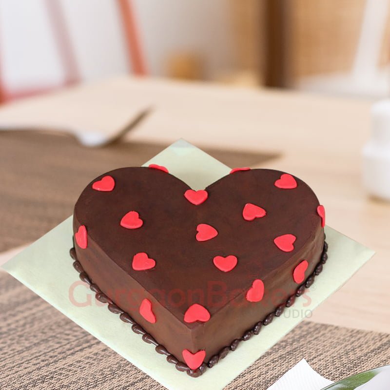 special chocolate cake with love
