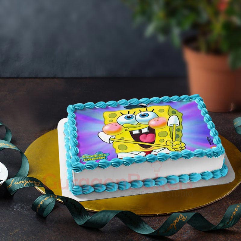 funny spongebob birthday cake