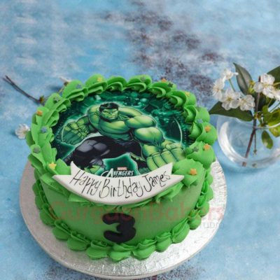incredible hulk cake