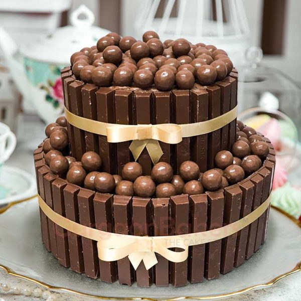 large chocolaty birthday cake
