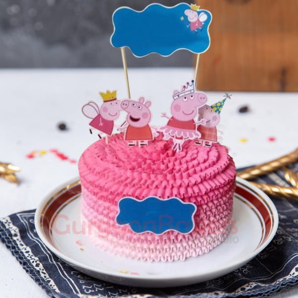 pinkalicious peppa cake