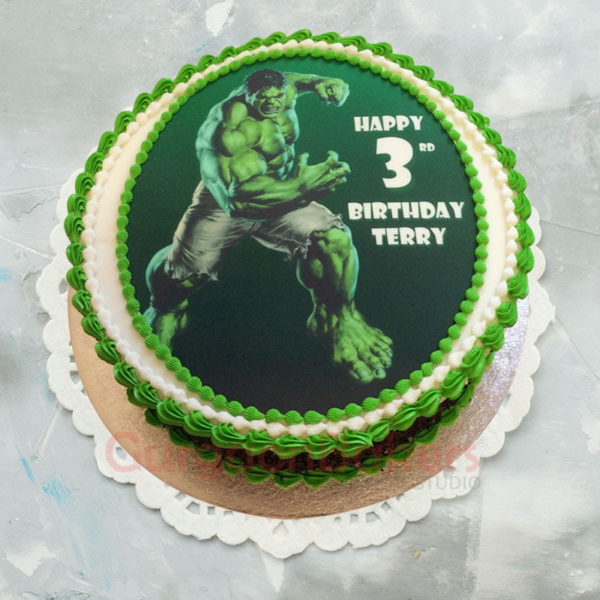 smashtastic hulk cake