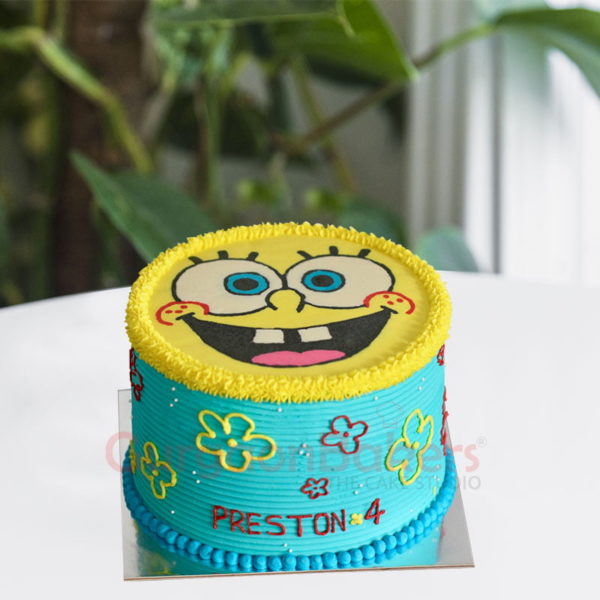 spongebob novelty cake