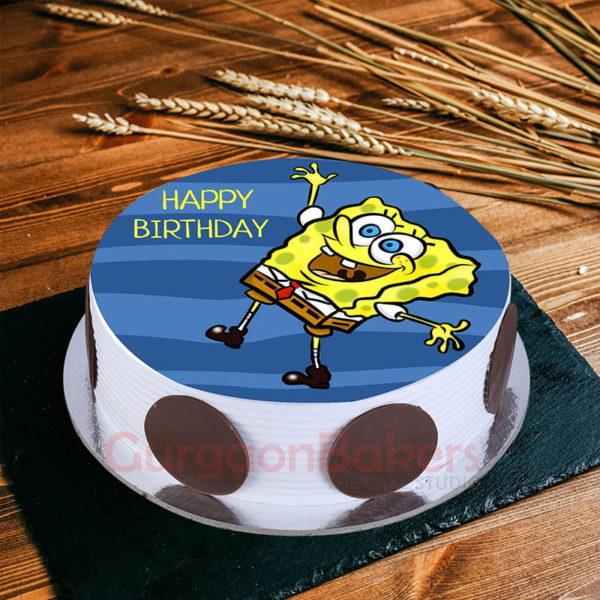 spongebob photo cake