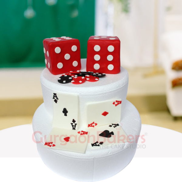 two dices cake