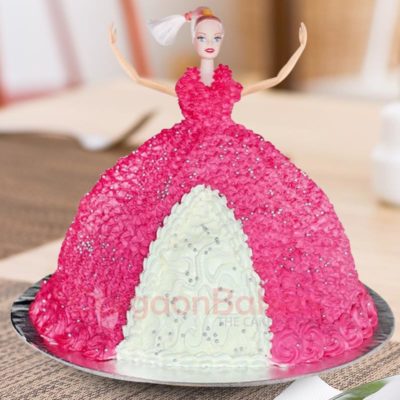 Ball Gown Barbie Cake