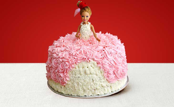 Barbie Cake Online | Barbie Birthday Cakes | Barbie Doll Cake - Indiagift