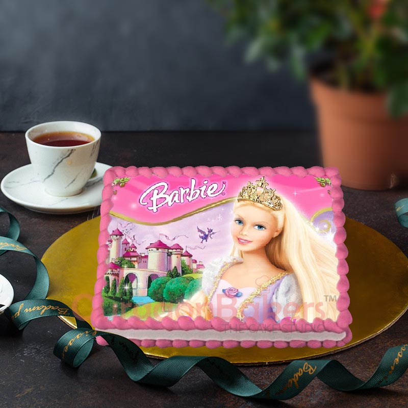 Send Barbie Happy Birthday Cake Online in India at Indiagift.in
