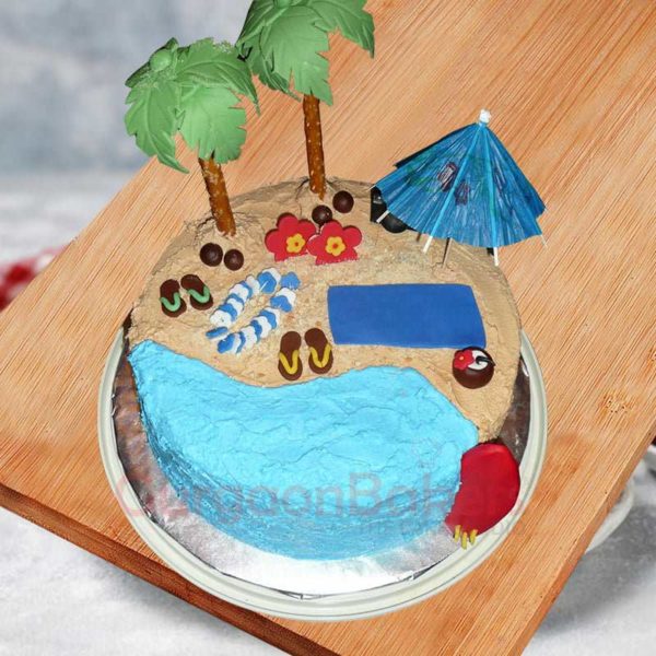 beach-party-birthday-cake