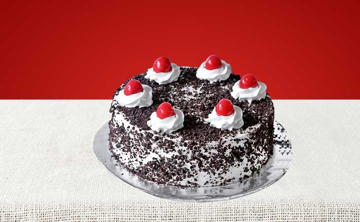 Classic Black Forest Cake Half Kg : Gift/Send Fresh Gifts Online HD1108742  |IGP.com