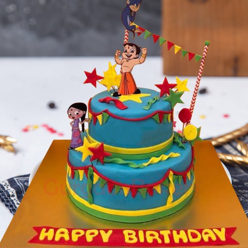 Chhota bheem egg-less 3d cartoon photo cake delivery-sonthuy.vn