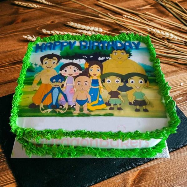 Order Chhota Bheem & Gang Party Cake | Gurgaon Bakers