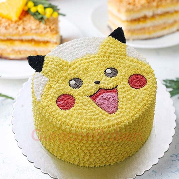 fluffy-pikachu-cake