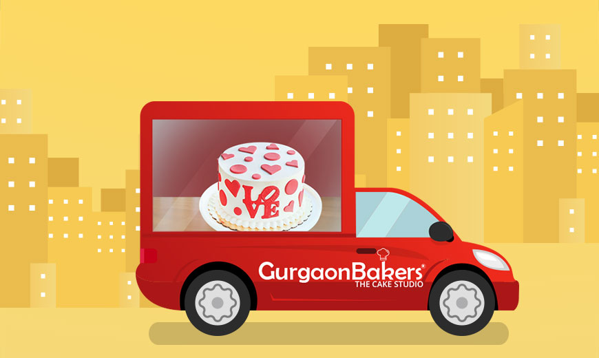 Same day Valentines Day Cake Delivery in Gurgaon
