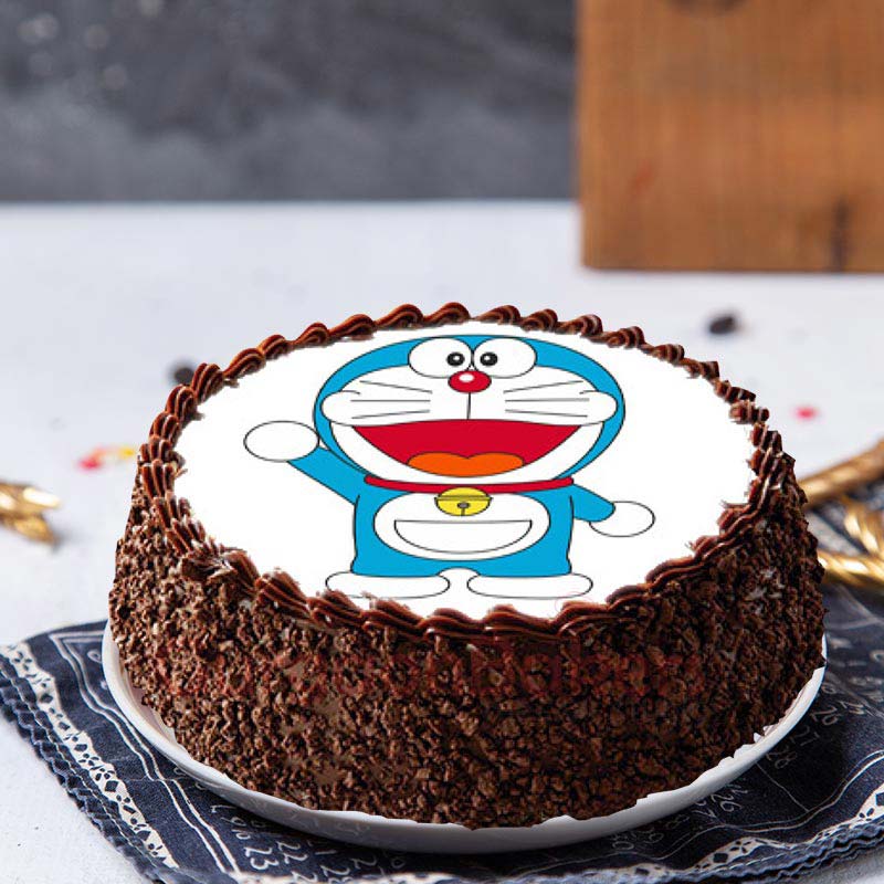 chocolate-doremon-cake