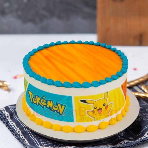 Classic Pikachu Cake