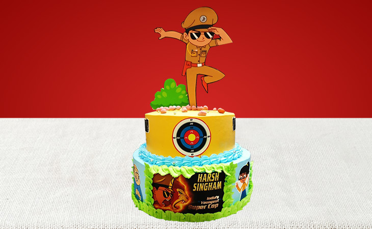 Adorable Little Singham Party Cakes| Kids Birthday Cakes| Order Online