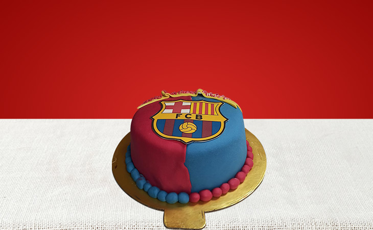 Amazon.com: Cakecery Barcelona Football Club Logo Barca Edible Cake Image  Topper Personalized Birthday Cake Banner 1/4 Sheet : Grocery & Gourmet Food