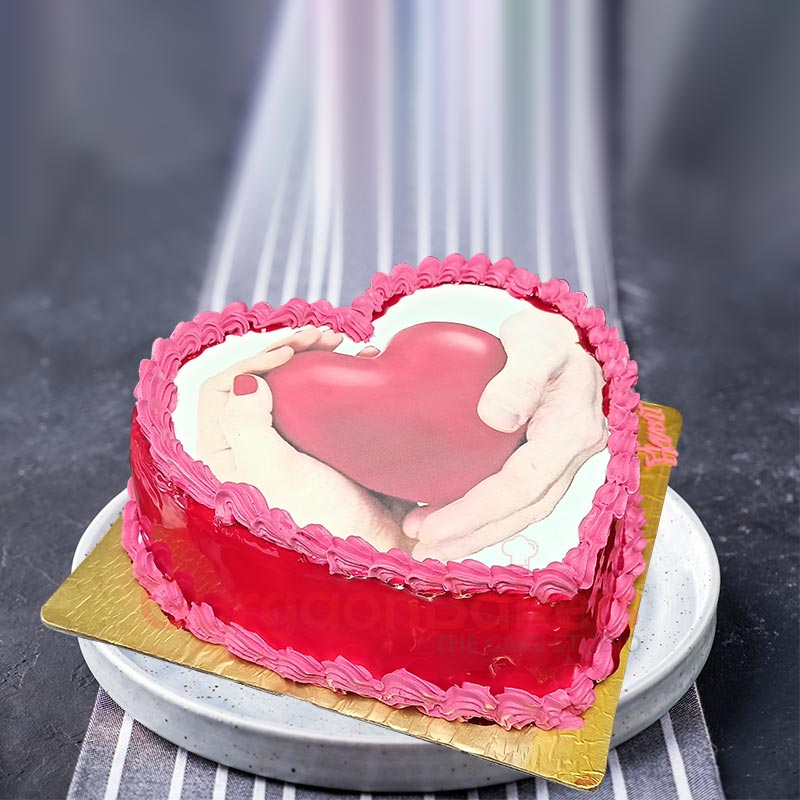 Express your Love Heart Cake