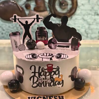 Gym Man Cake