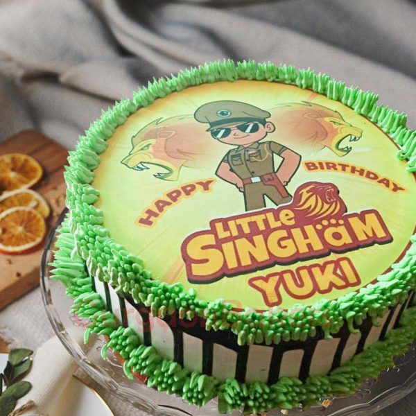 Roaring Little Singham Cake