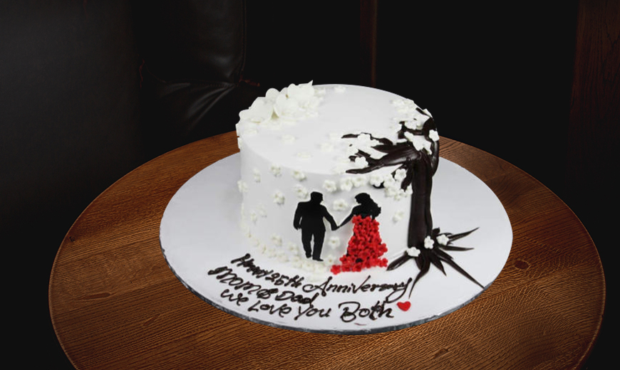 flower cake combos for wedding anniversaries 1