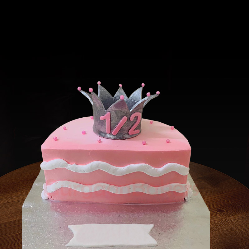 Half Birthday Princess Cake