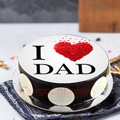 I Love My Daddy Cake