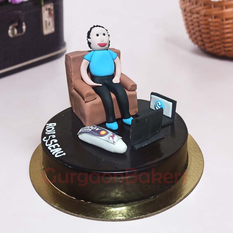 Lazy Dad Cake Side View 2