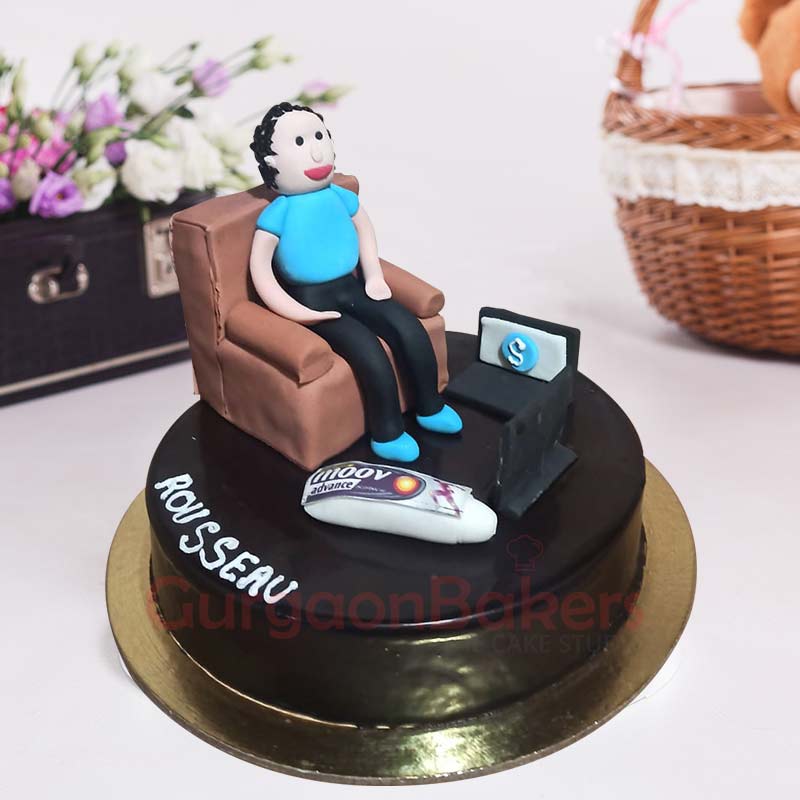 Lazy Dad Cake Side View