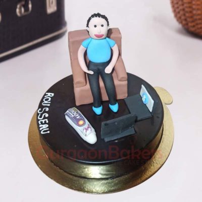 Lazy Dad Cake Front View