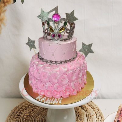 Pinkalicious Ballerina Two-tier Cake