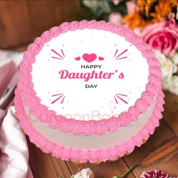 Daughter's Day photo cake